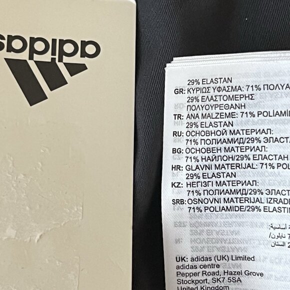 ADIDAS Women's Active Sport Dark Grey Leggings Size 3X Stretch Mid Rise NWT - Picture 8 of 13